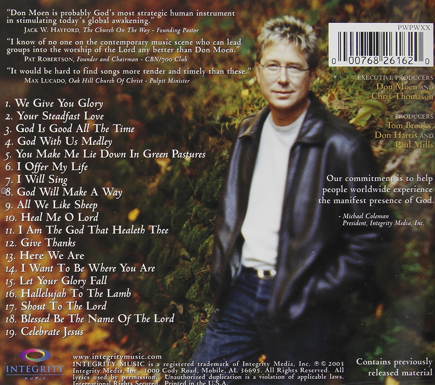 Don Moen - The Best of Don Moen - God Will Make a Way (CD+DVD)